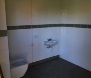 Photo of accessible toilet facilities for campers