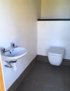 Photo of toilet facilities on campsite