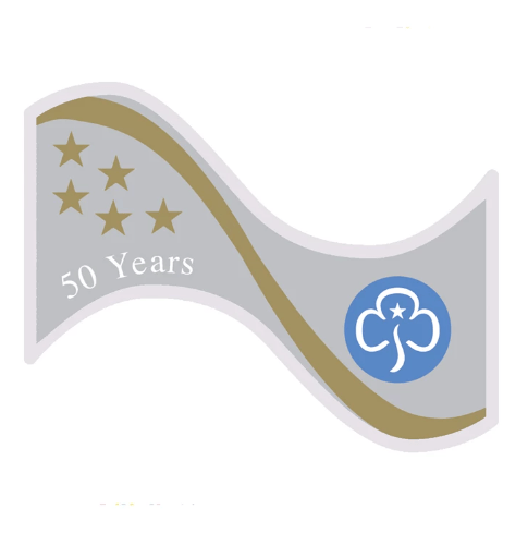 50 year cloth badge