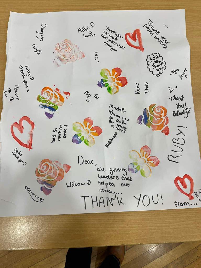 "Thank you" wrapping paper